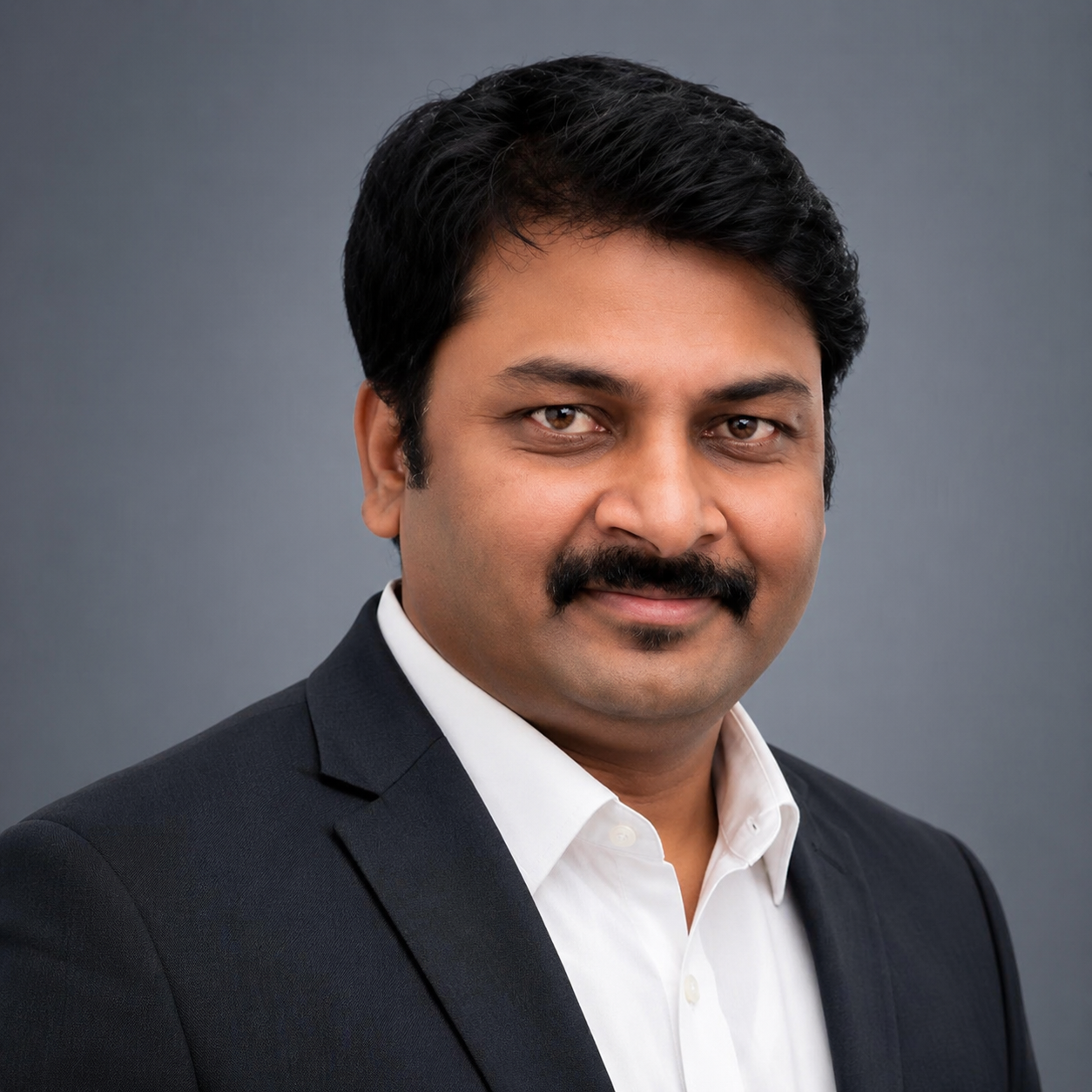 Arjunan Ravikumar in a formal business portrait